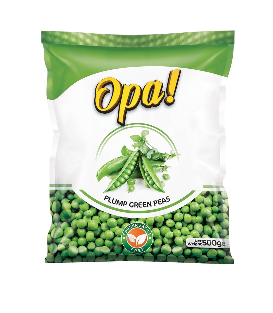 Opa Plump Green Peas 500G