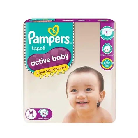 Pampers Daiper 2Small-62 Pcs