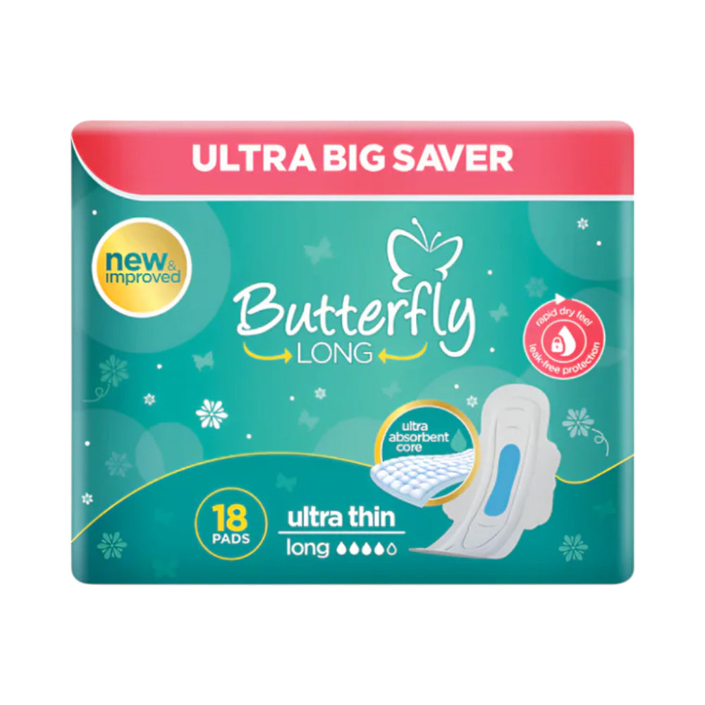 Butterfly Long ultra-Thin Long 18 Pad 