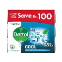 Dettol Soap Cool 80g - Pack of 3